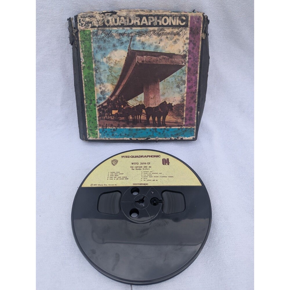 Doobie Brothers The Captain and Me Quadraphonic Reel to Reel Tape 7.5 IPS 4 Trac
